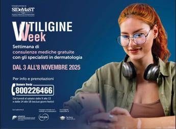 Vitiligine Week dal 3 all'8 novembre, consulenze gratuite anche per gli adolescenti