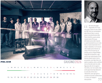L'umanità dietro la divisa: foto di gruppo e ritratti per il calendario della Polizia 2026